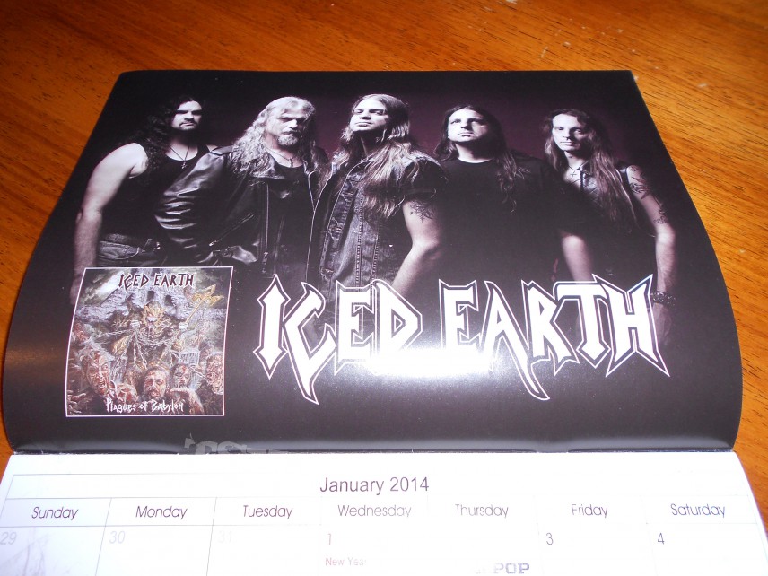 Gorguts Here&#039;s the Metal Calendar 2014