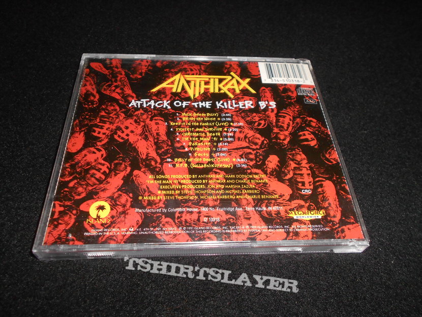  Anthrax / Attack Of The Killer B&#039;s 