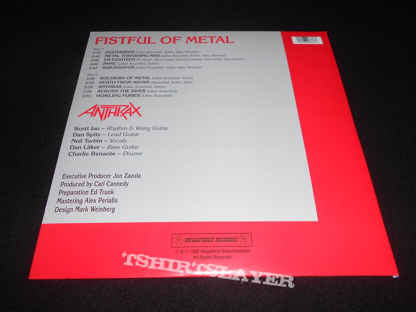 Anthrax / Fistful Of Metal LP