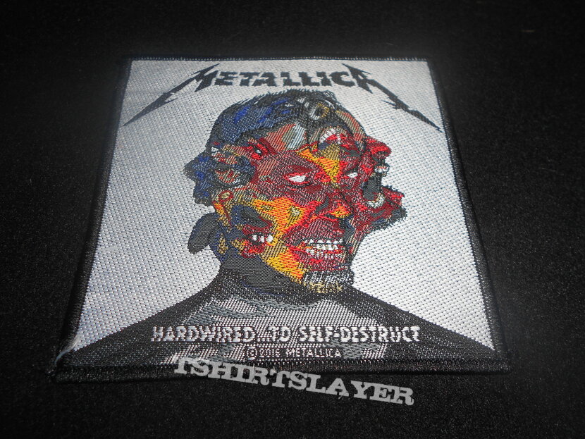 Metallica - Hardwired to Self Destruct Printed Patch 4 x 4 