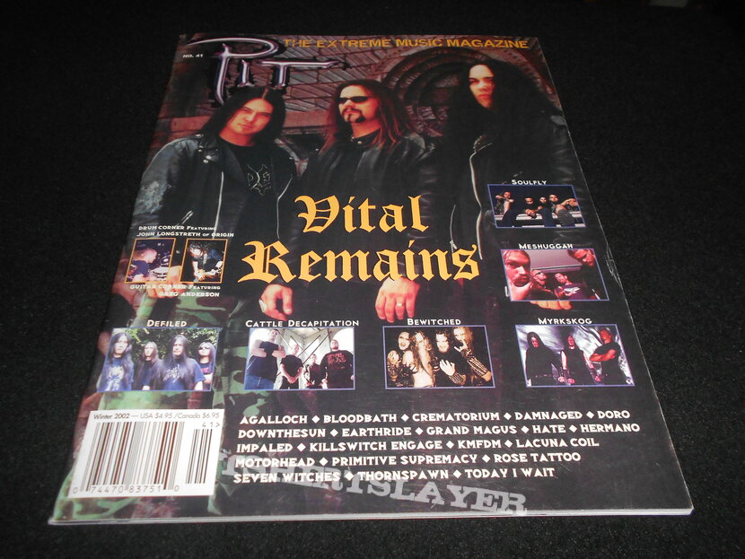 Vital Remains / Pit Magazine Vital Remains / Pit Magazine