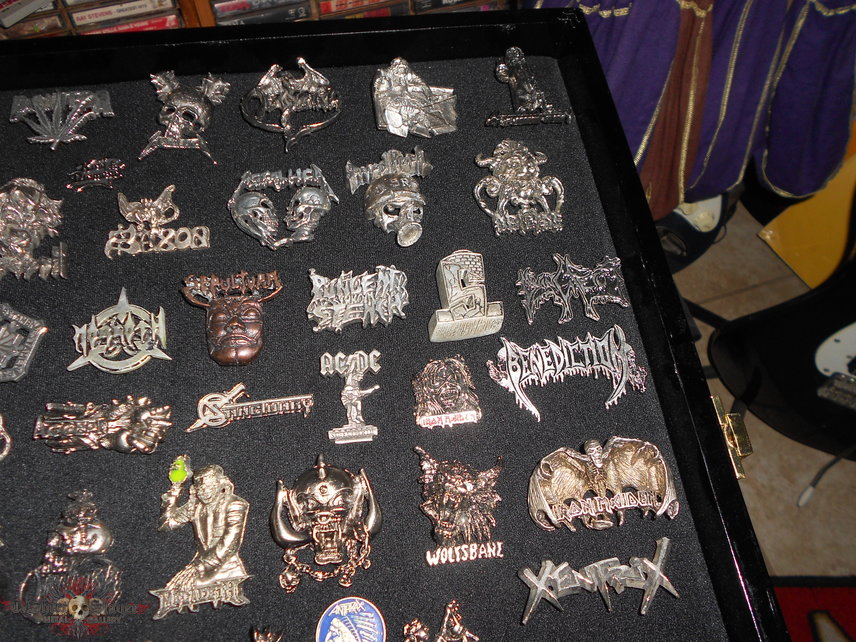 Slayer Pin display..