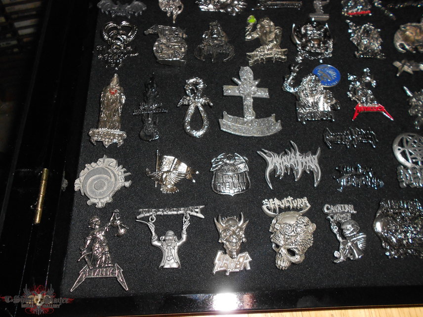 Slayer Pin display..