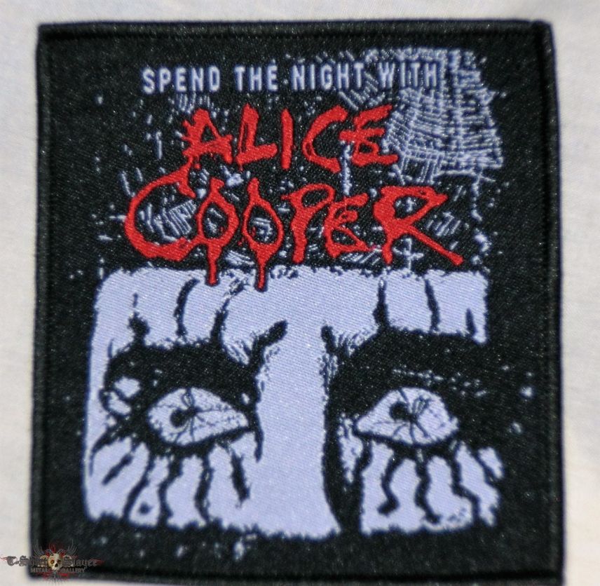 Spend the night with Alice Cooper patch