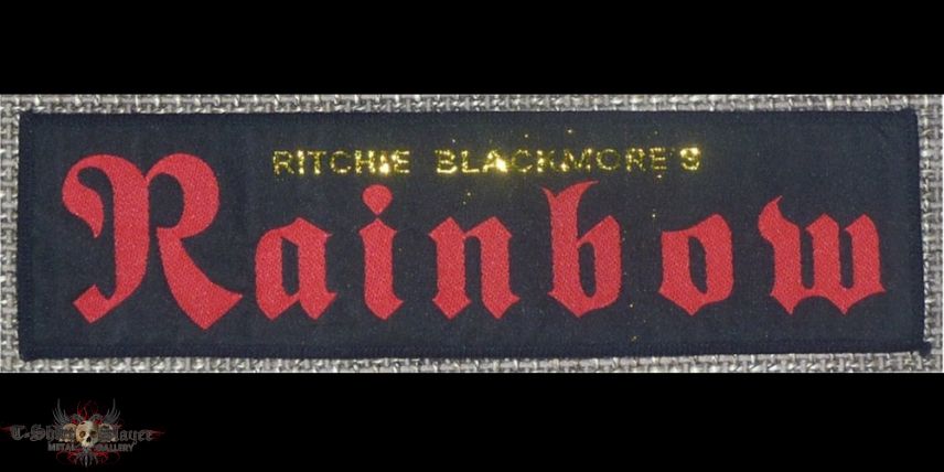 Ritchie Blackmore&#039;s Rainbow strip golden-glittered