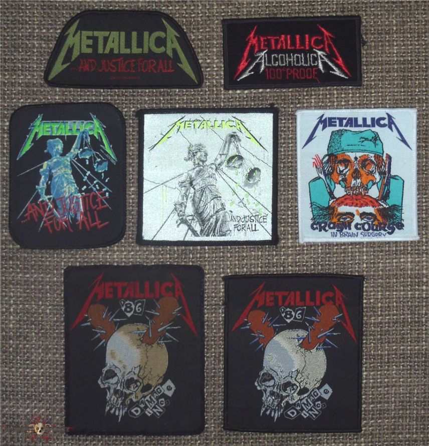 Metallica Original Patches