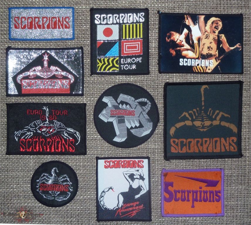 Scorpions Original Vintage Patches