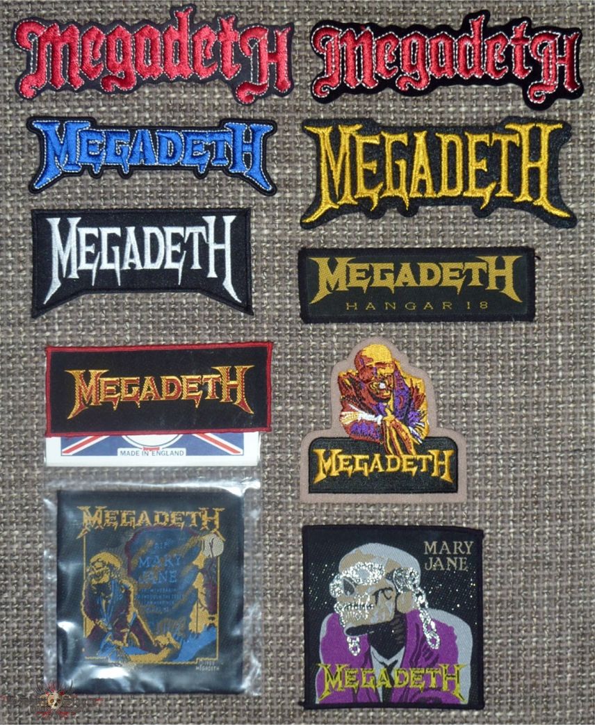 Megadeth Original Patches