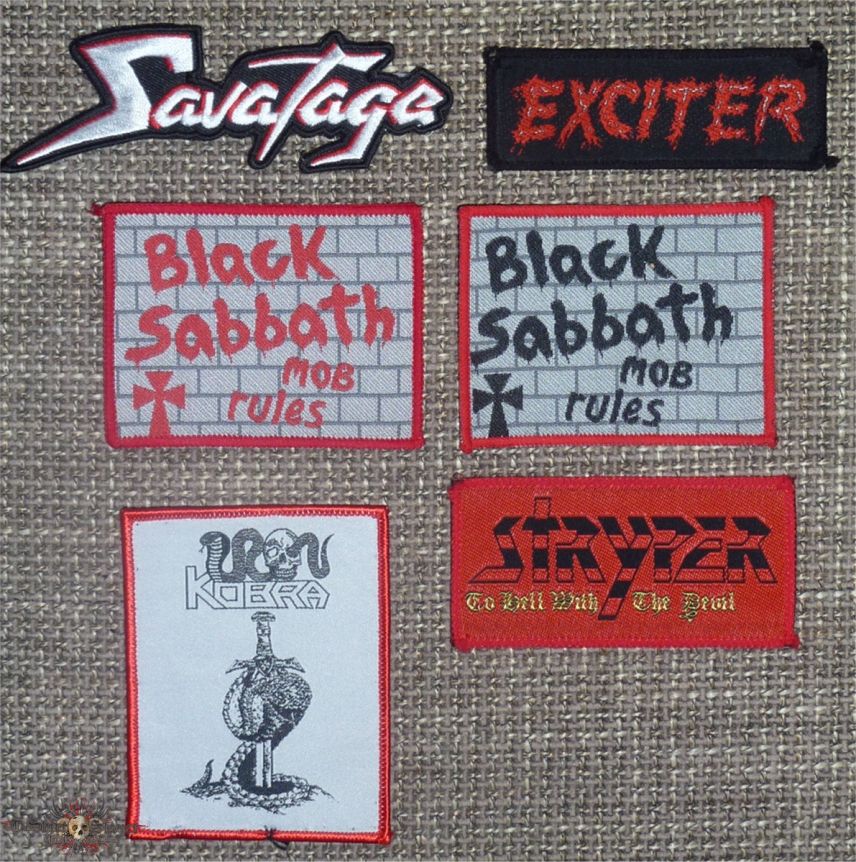 Savatage Original Heavy Metal Patches (1)