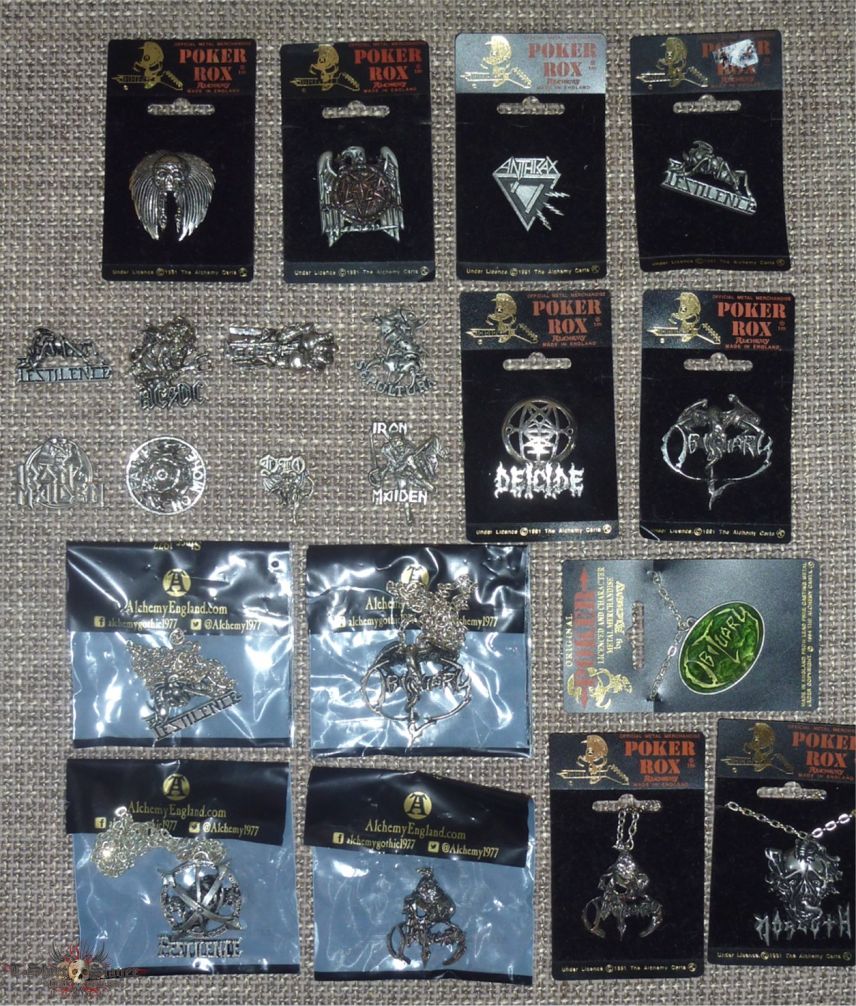 The Almighty POKER / Alchemy Cast Metal Badges and Pendants/Necklaces