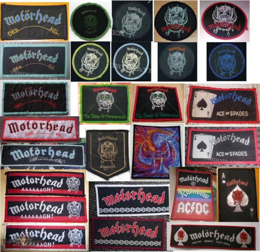 Motörhead Snaggletooth Vintage Tour Shape Patch