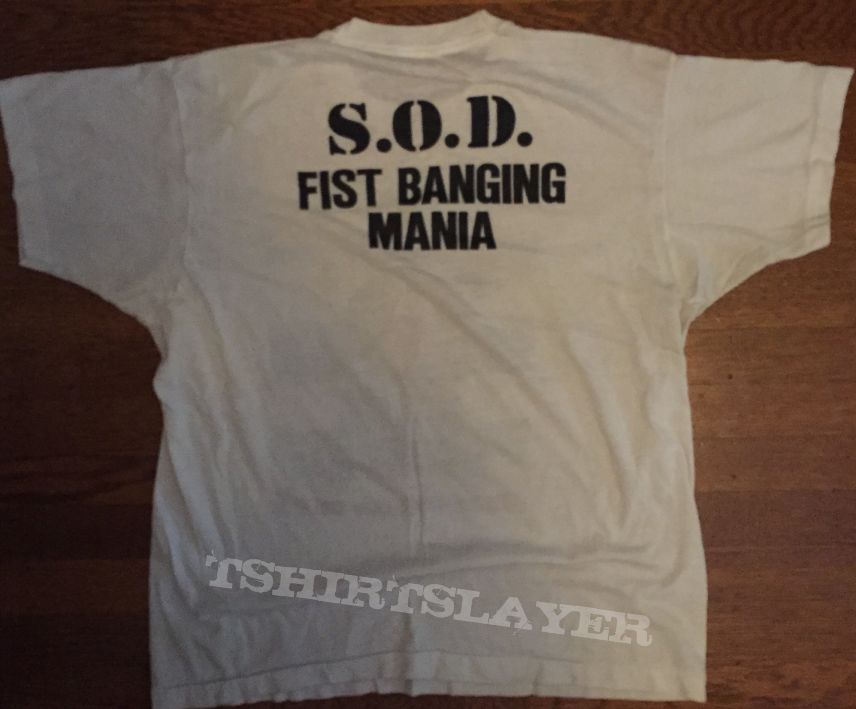 S.O.D. Fist banging mania shirt