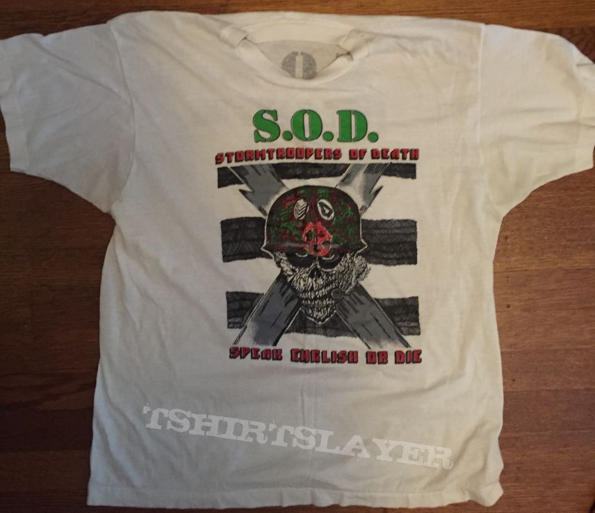 S.O.D. Fist banging mania shirt