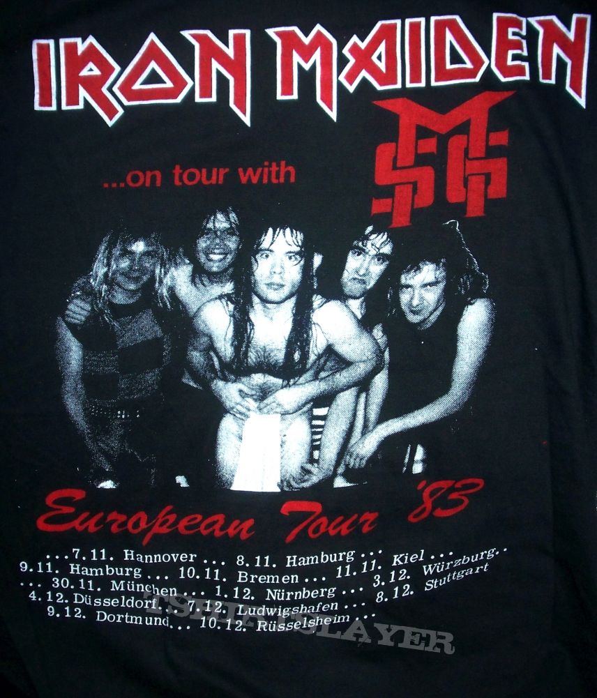 Iron Maiden/Michael Schenker  Deutschland Tour 83 Muscle-shirt