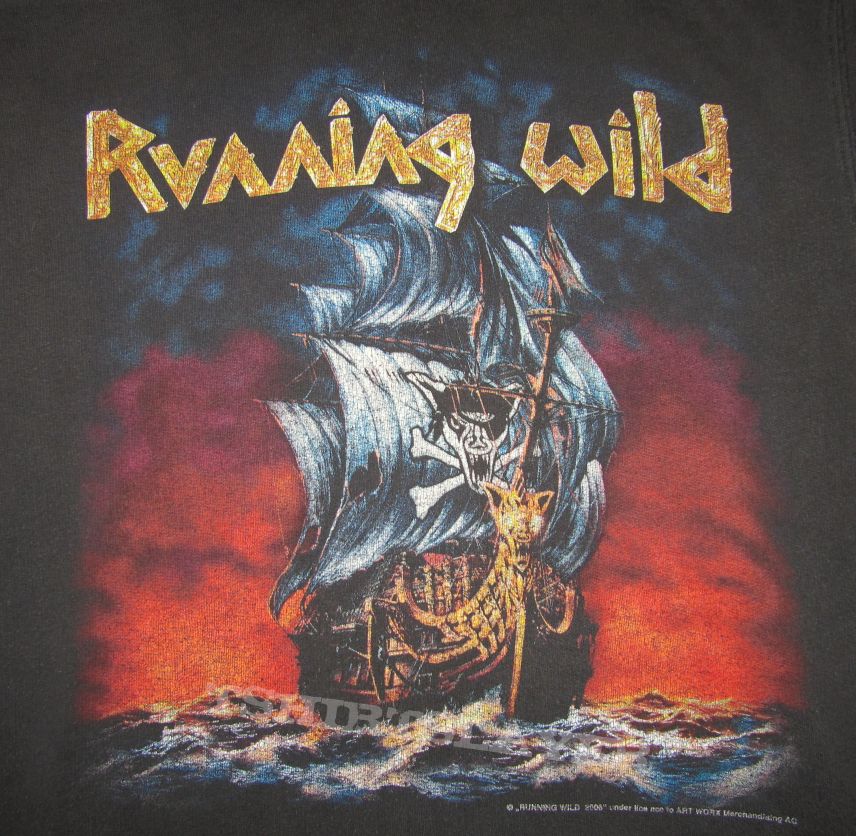 RUNNING WILD Under Jolly Roger Hooded-sweat 2008