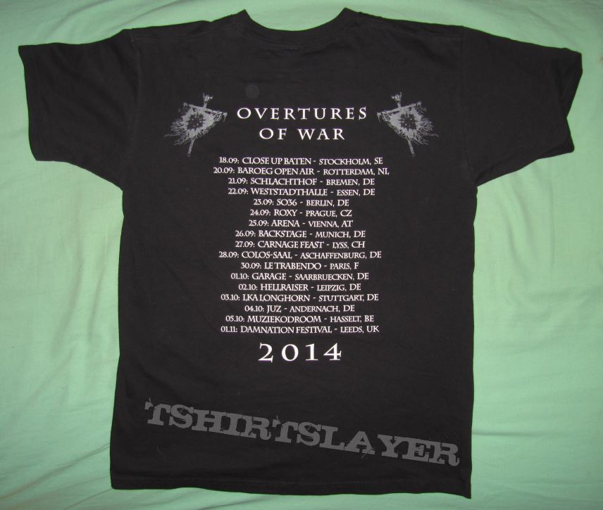 BOLT THROWER European Tour 2014  T-shirt 