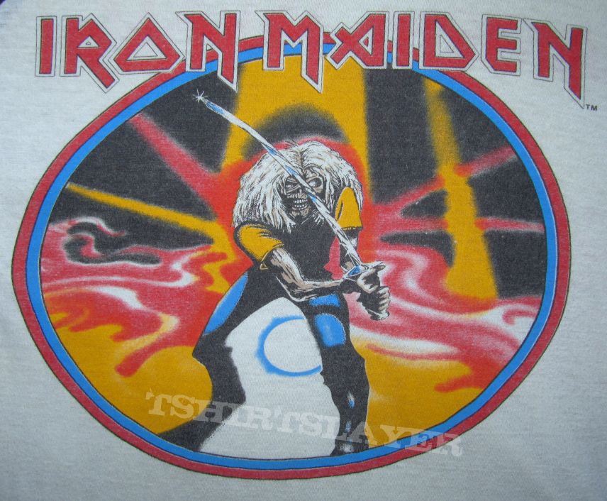 IRON MAIDEN Maiden Japan World Tour 1981-1982 T-Jersey black&amp;white