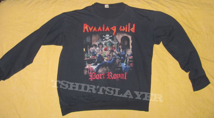 Running Wild   Port Royal Tour &#039;89 Sweat-shirt  
