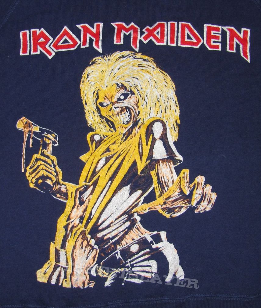 Iron Maiden  U.K. F.C. Blue Sweat-shirt 1981