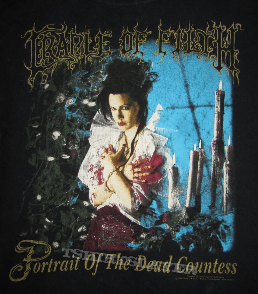 Cradle Of Filth  Portrait Of The Dead Countess T-shirt 1996