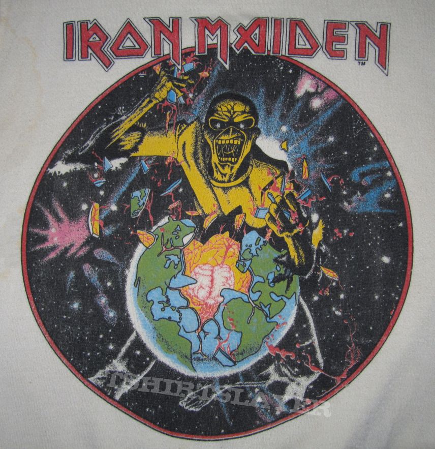 IRON MAIDEN  World Piece Tour &#039;83 Muscle-sweater USA/CANADA Tour(Aug26-Oct21)