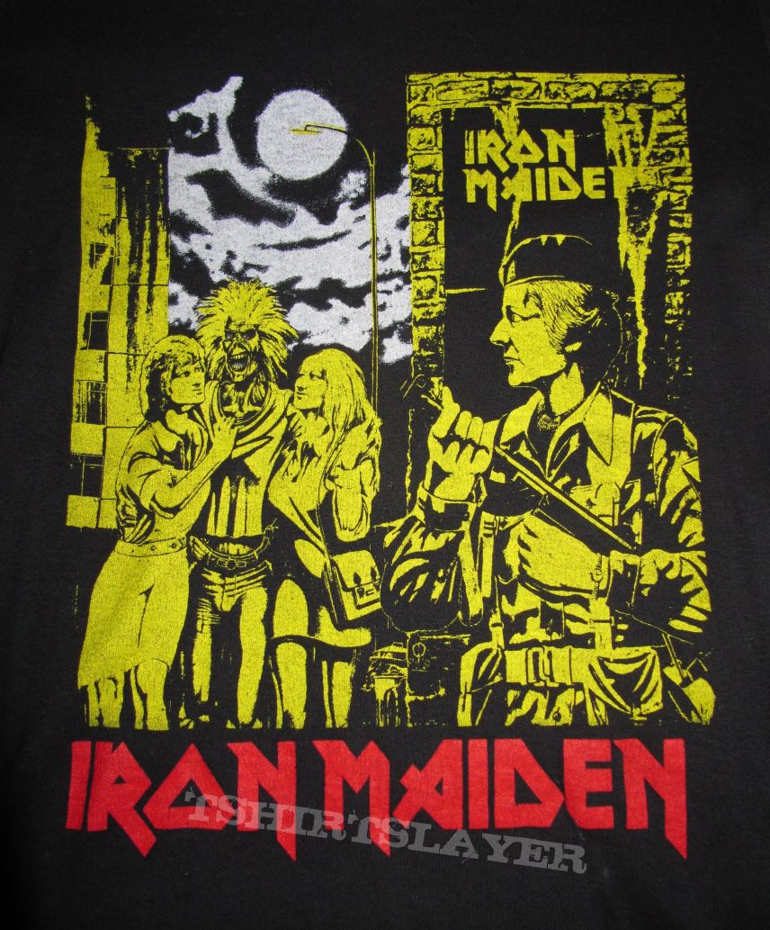 Iron Maiden Women in Uniform promo shirt  U.K. 1980 