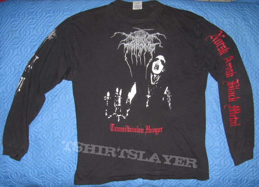 DARKTHRONE Transilvanian Hunger Long-sleeve &amp;  T-shirt 1994