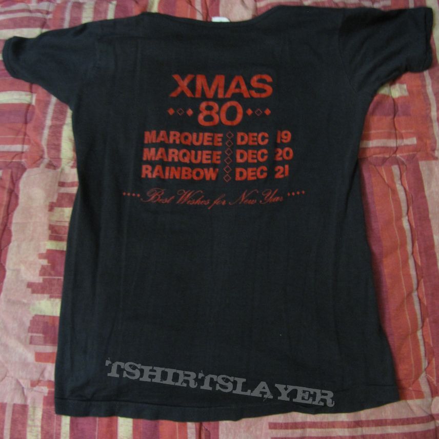 Iron Maiden  Xmas 80 Tour shirt