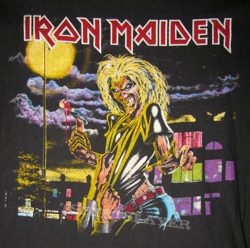 Iron Maiden  promo shirt  No copyright   1981