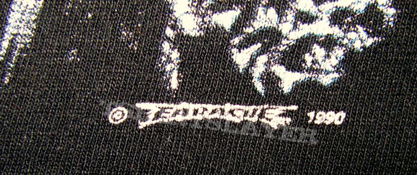 Entombed  Tour 1991 T-shirt (printed sleeves version)