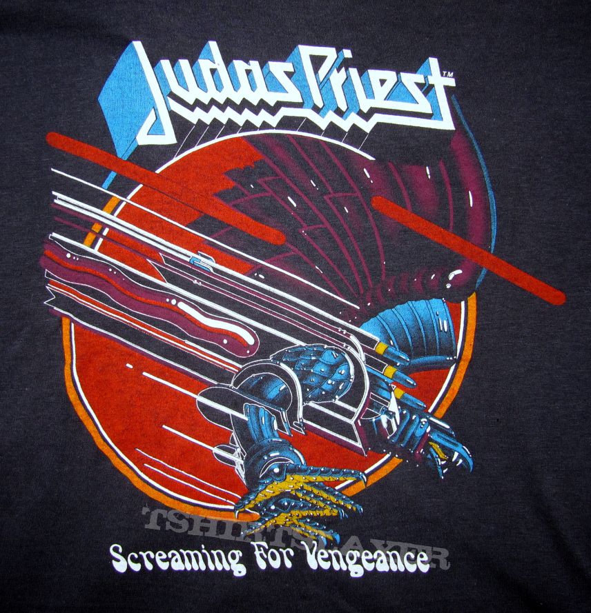 Judas Priest  Screaming For Vengeance T-shirt 1982