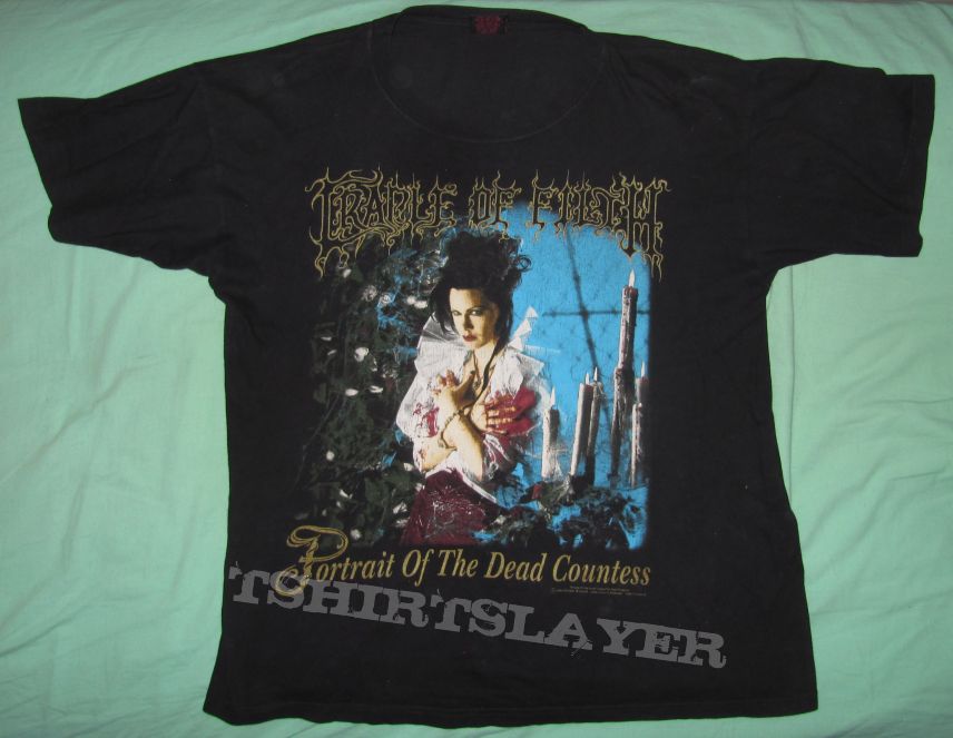 Cradle Of Filth  Portrait Of The Dead Countess T-shirt 1996