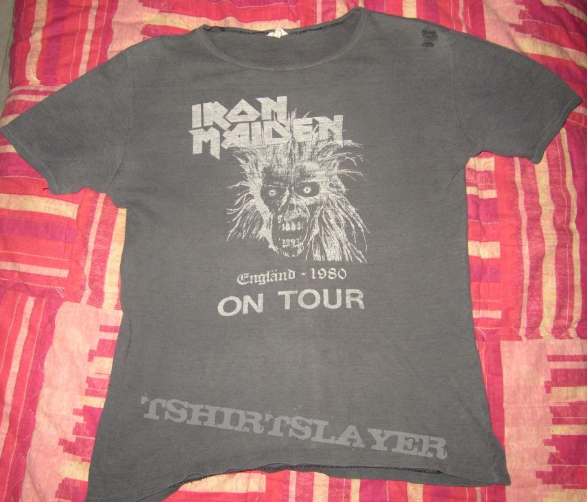 iron maiden 1980 tour t shirt