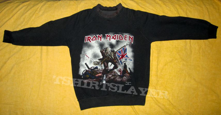 IRON MAIDEN The Trooper Sweat-shirt France Graffiti &#039;83