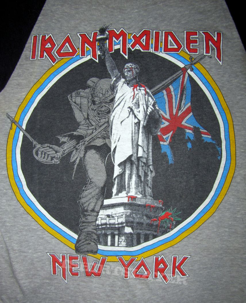 IRON MAIDEN New York 1983 T-jersey