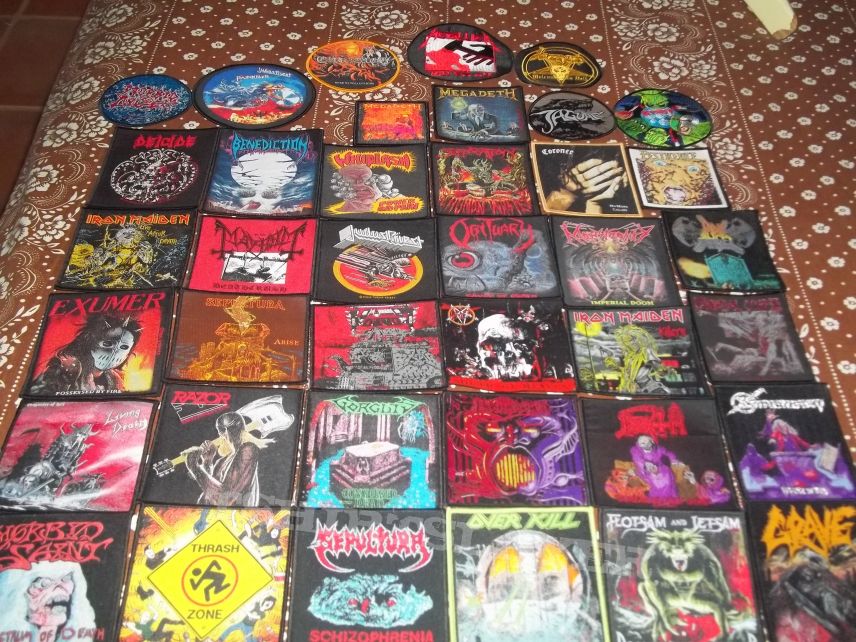 Deicide woven patches