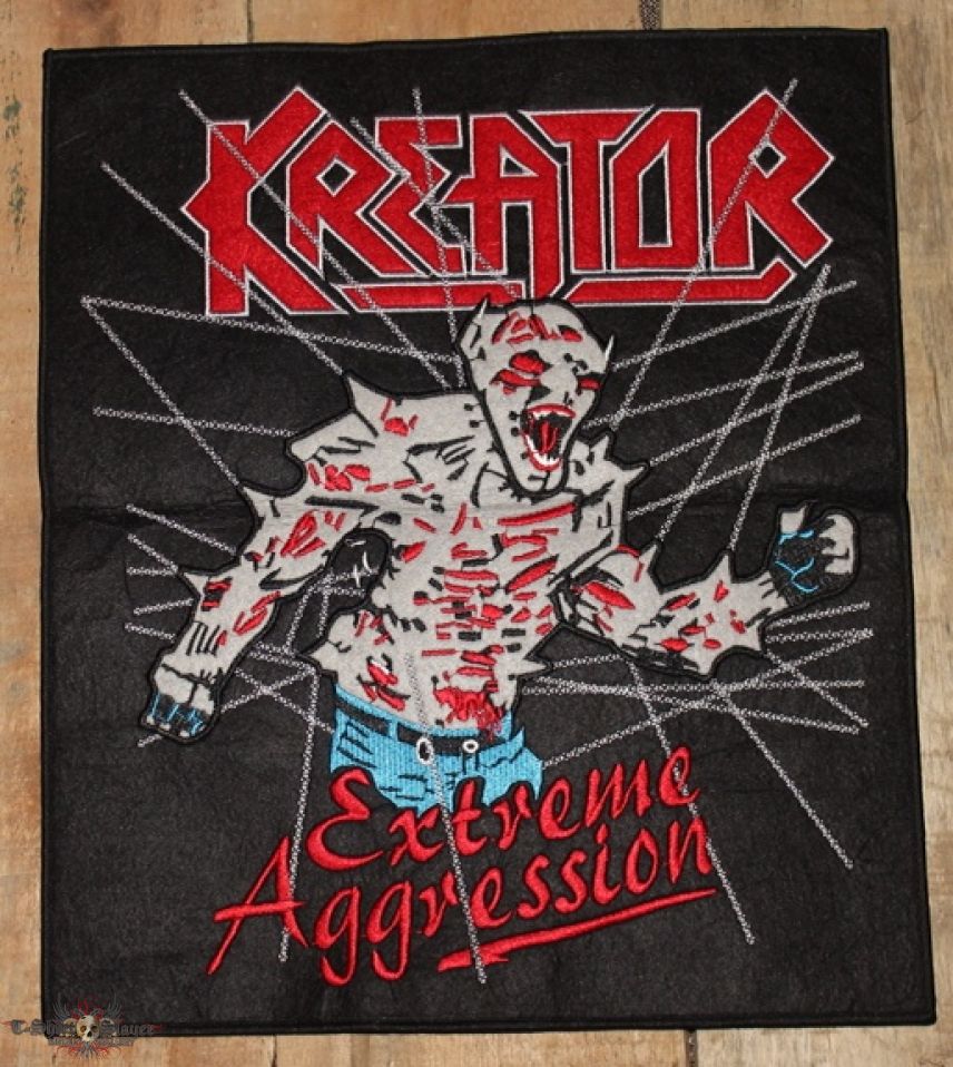 Kreator &quot;Extreme Aggression&quot; Embriodery Backpatch