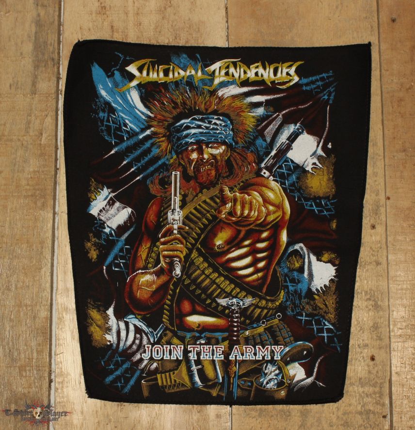 Suicidal Tendencies &quot;Join The Army&quot; Vintage Backpatch