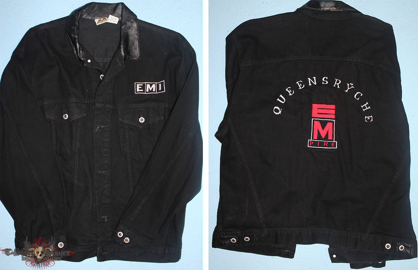 Queensryche - Empire - embroided black denim jacket issues as promo item by EMI Records