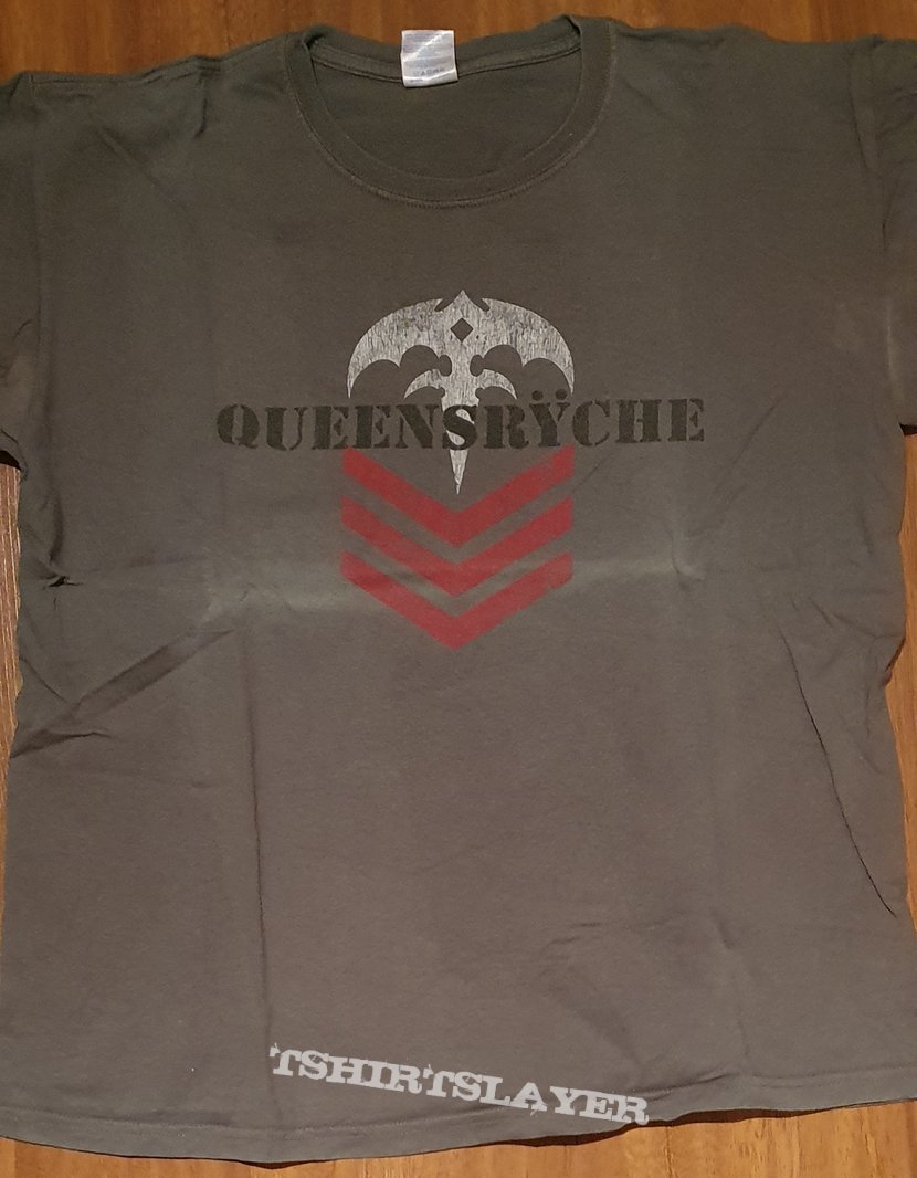 Queensryche - American soldier - official tour shirt USA Seattle-Kelyeyville dates