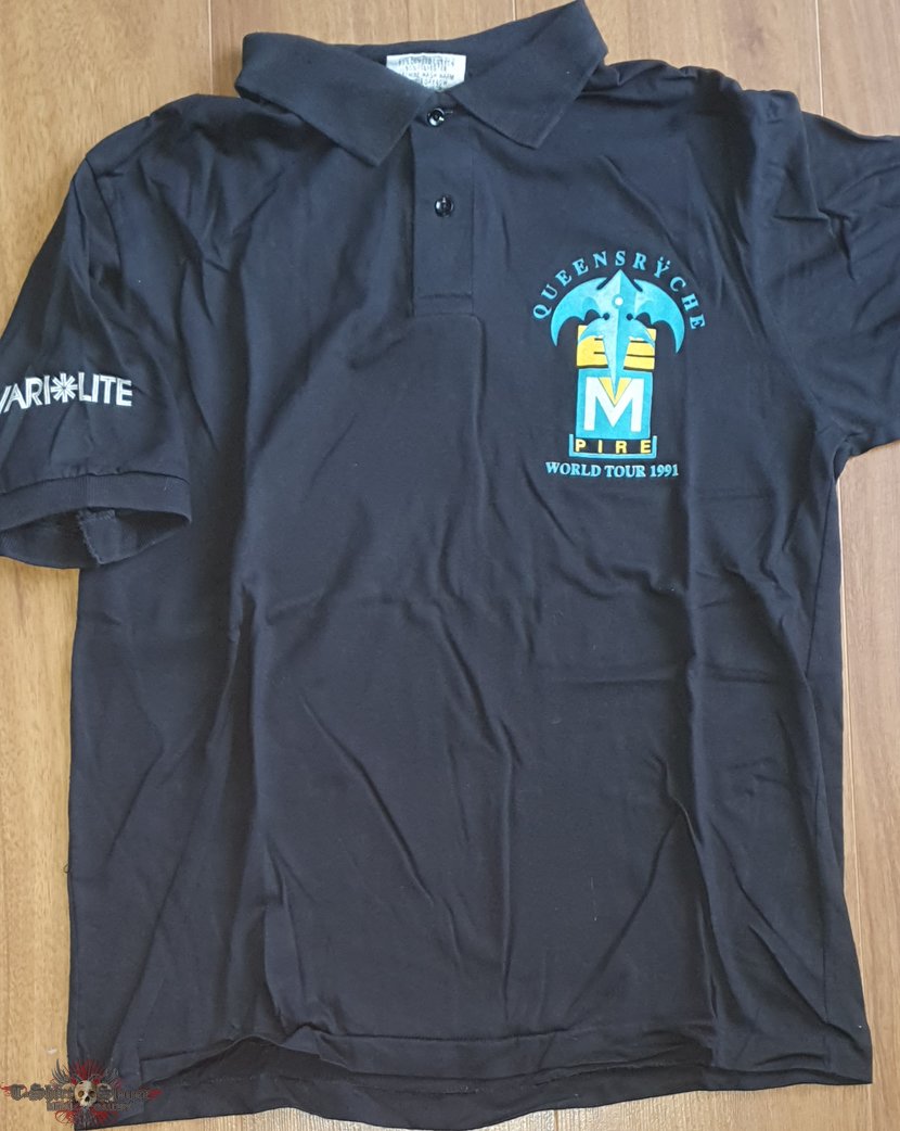 Queensryche - Empire - official polo shirt by the &#039;Varilite&#039; company for crew members of the world tour 1991