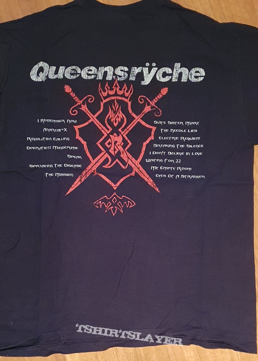 Queensryche - Dedicated to chaos / 30th anniversary - official shirt from the fanclub