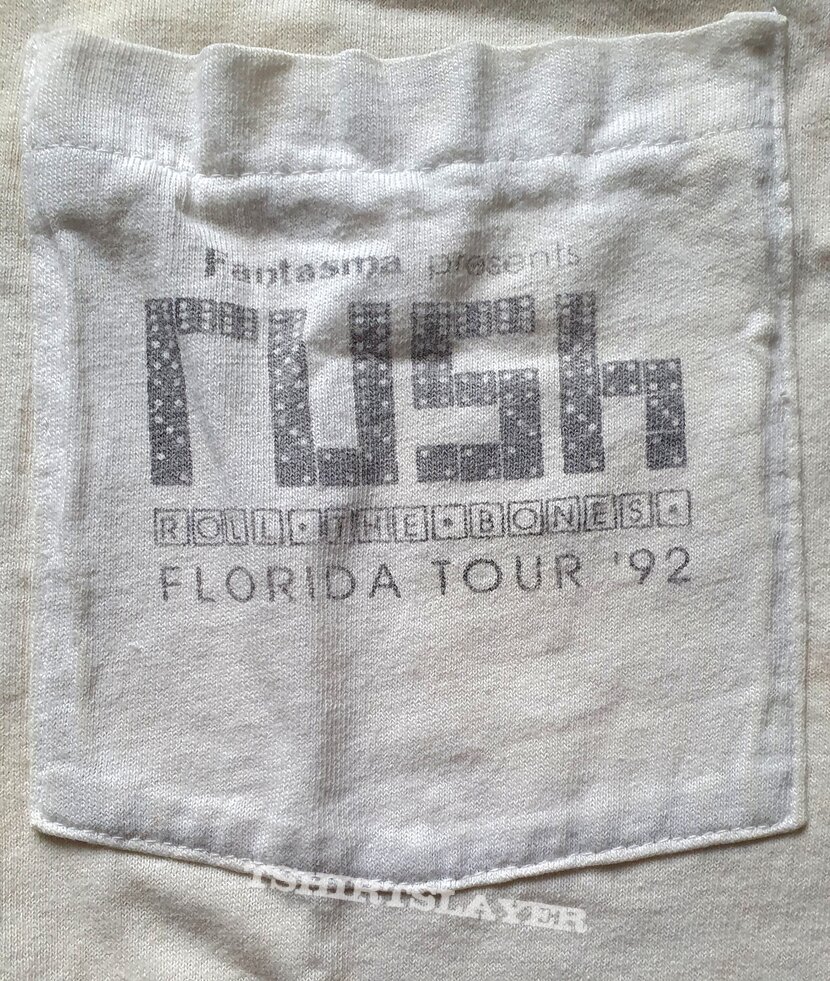 Rush - Roll the bones - official promo shirt for the Florida tour