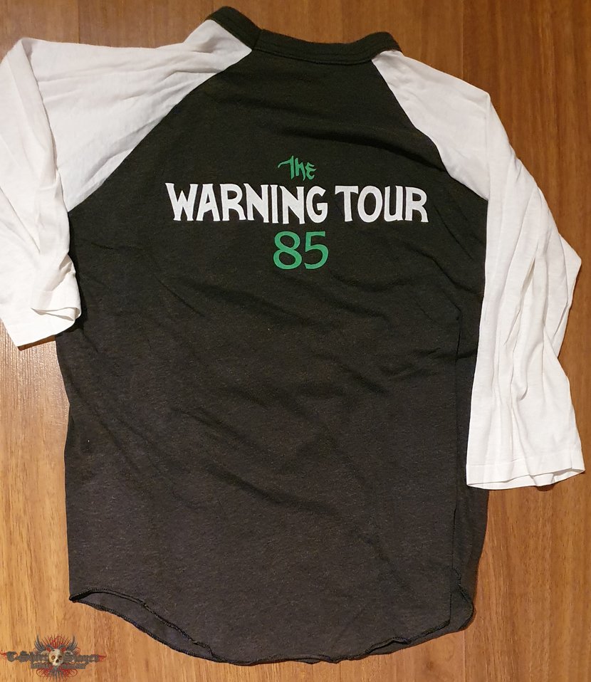 Queensryche - The Warning - official tourshirt (3/4 sleeve baseball style) for USA &#039;85