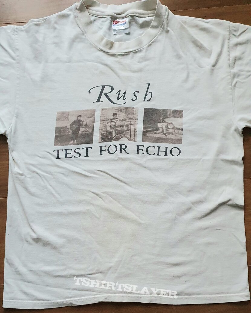 Rush - Test for echo - official tour shirt