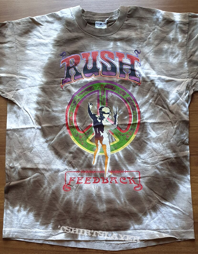 Rush - Feedback - exclusive shirt thrown from Geddy Lee&#039;s dryer during the R30 tour