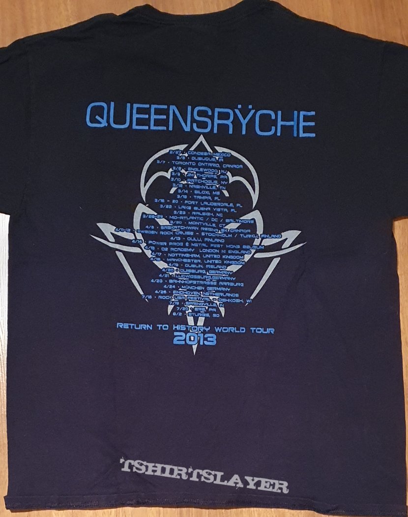 Queensryche - S/T - Return to history tour - official shirt Mexico, USA, Canada &amp; Europe dates 