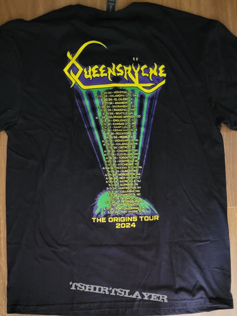 Queensryche - The warning - The origins tour, official shirt