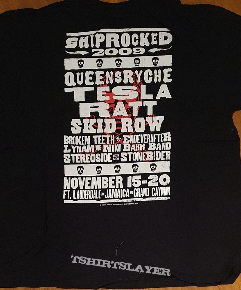 Queensryche - American Soldier - official shirt from the Shiprocked festival