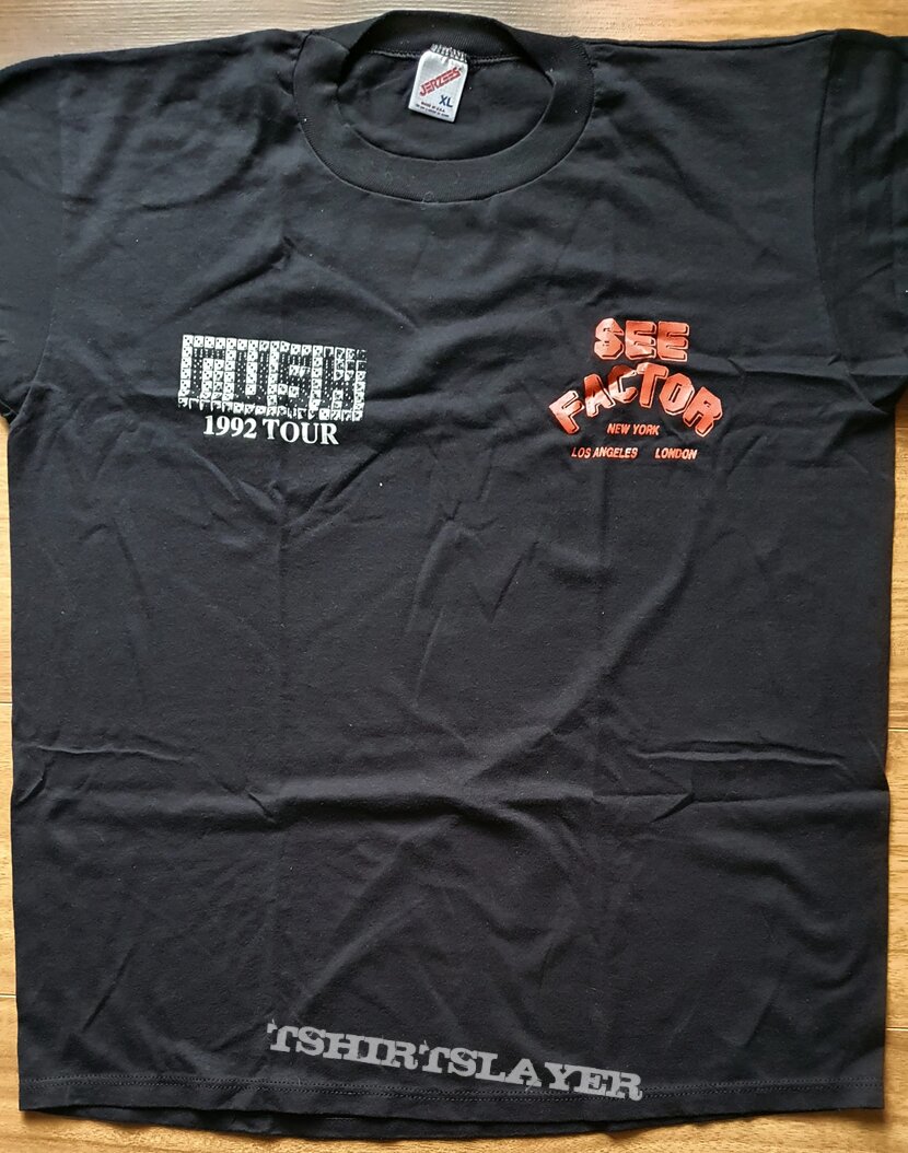 Rush - Roll the bones - official crew tour shirt from See Factor company